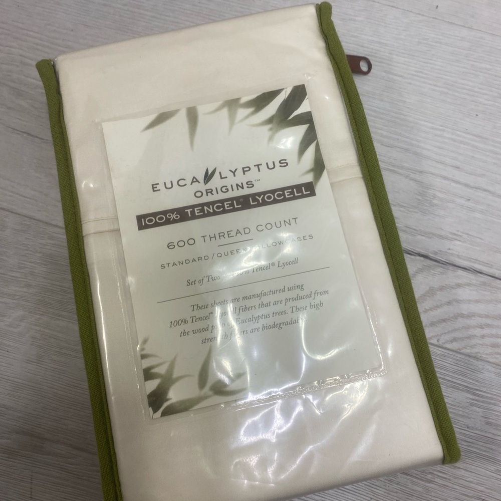 100% Tencel Lyocell Pillowcase in Ivory